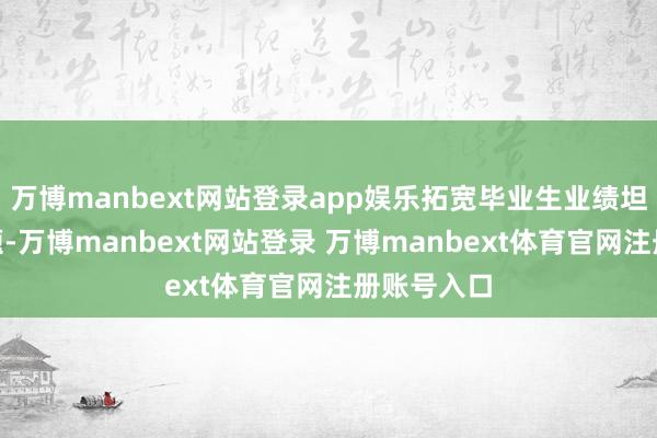 万博manbext网站登录app娱乐拓宽毕业生业绩坦途”为主题-万博manbext网站登录 万博manbext体育官网注册账号入口